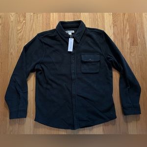 Outerknown Hightide Snap Shirt Black Medium